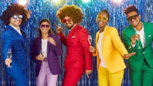 Colorful Holiday Party