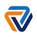 Vario logo containing orange, light blue, and dark blue designs